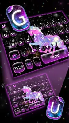 Night Galaxy Unicorn android App screenshot 2